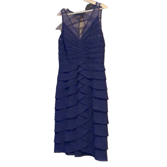 Jessica Eggplant Purple Semi-Formal Dress Size 10 - Picture 2 of 11